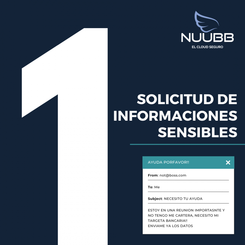 Solicitud de informaciones sensibles