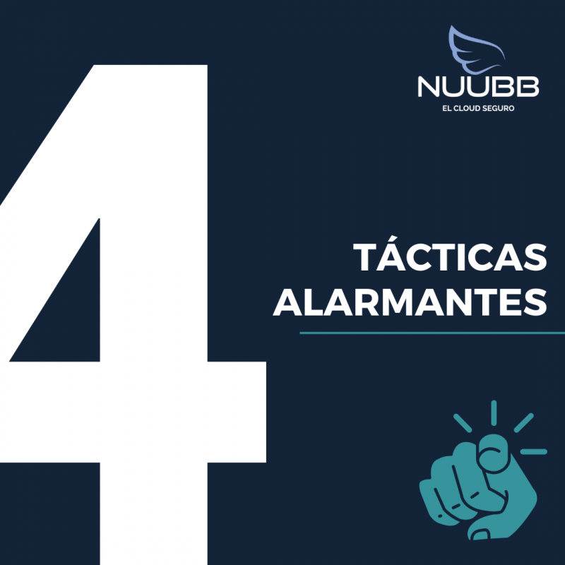 Tácticas alarmantes